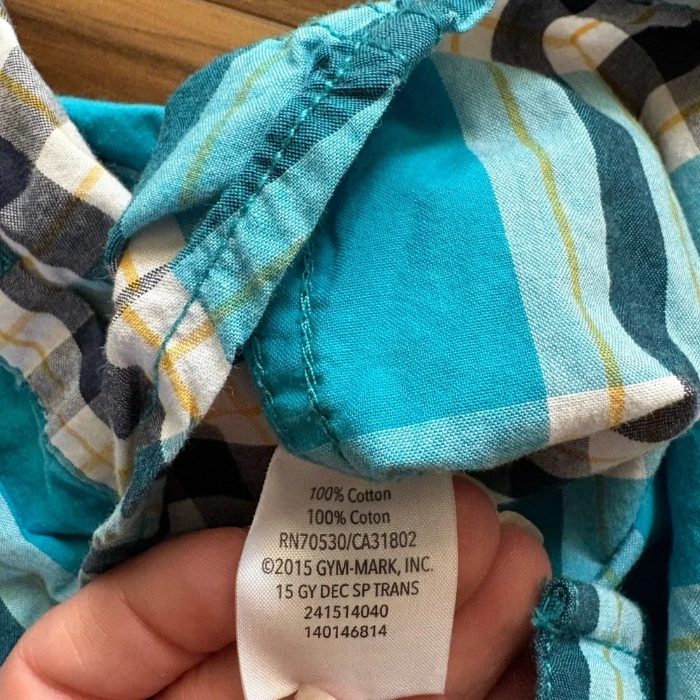 Gymboree‎ Boys' Size 4 Long Sleeve Button Down Shirts Lot of 2 Shirts Plaid